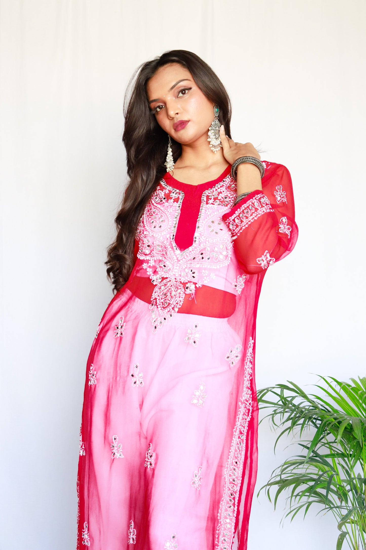 Aafreen mirror kurti