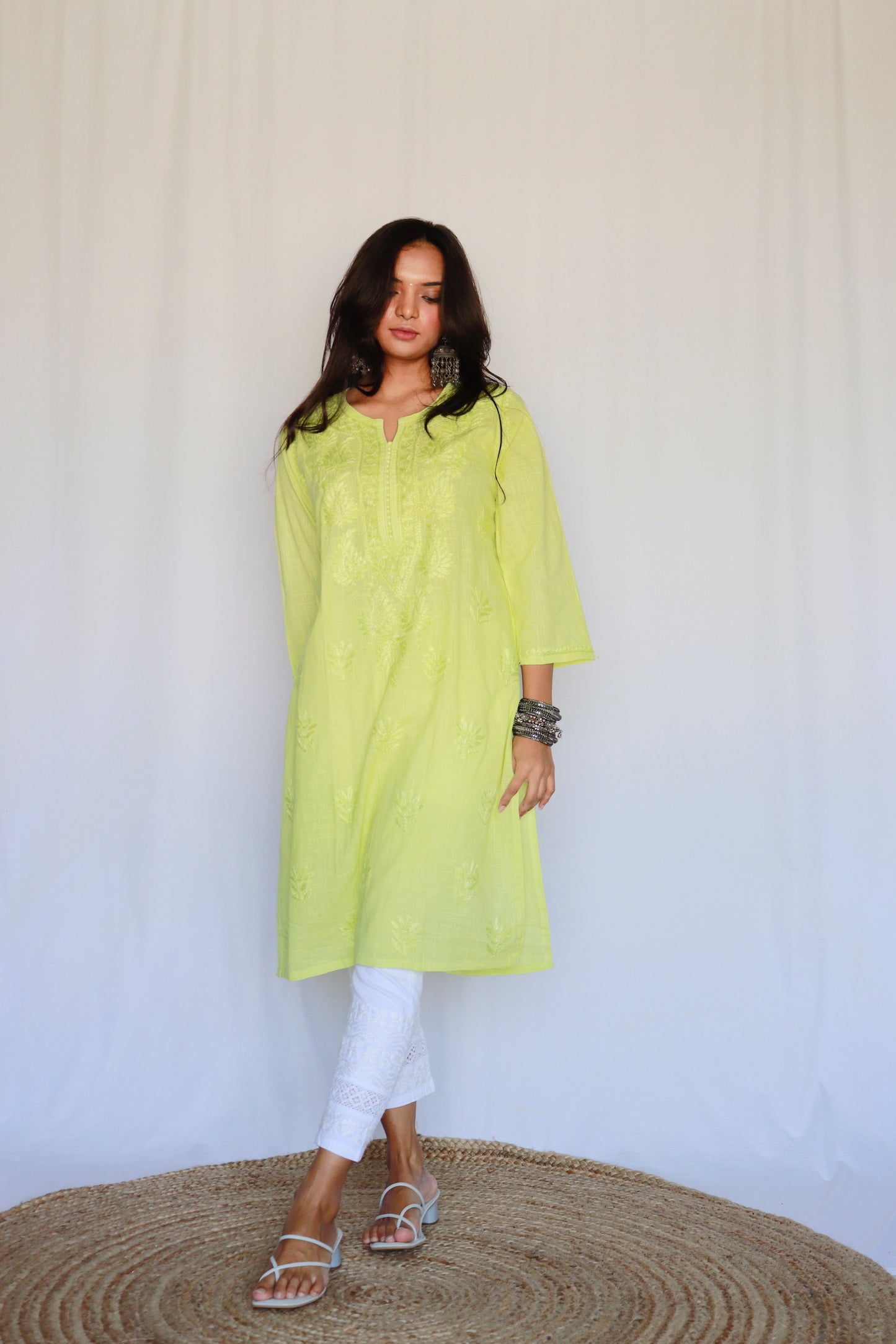 Adriti linen kurta