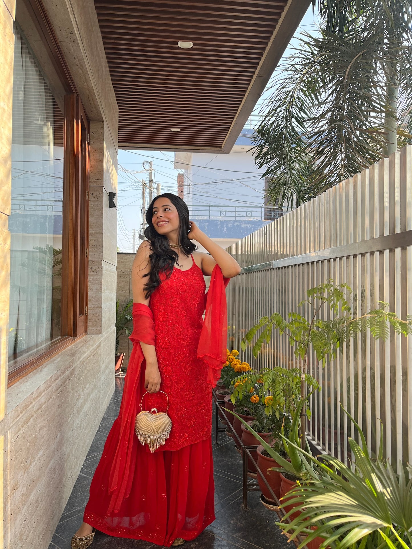 Farah premium sharara set