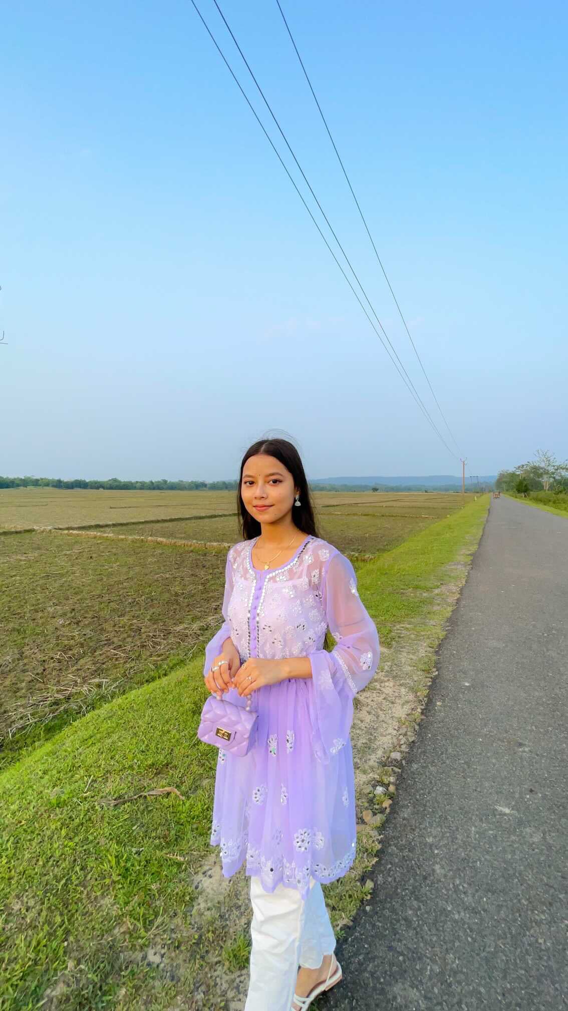 Aliza short mirror kurti