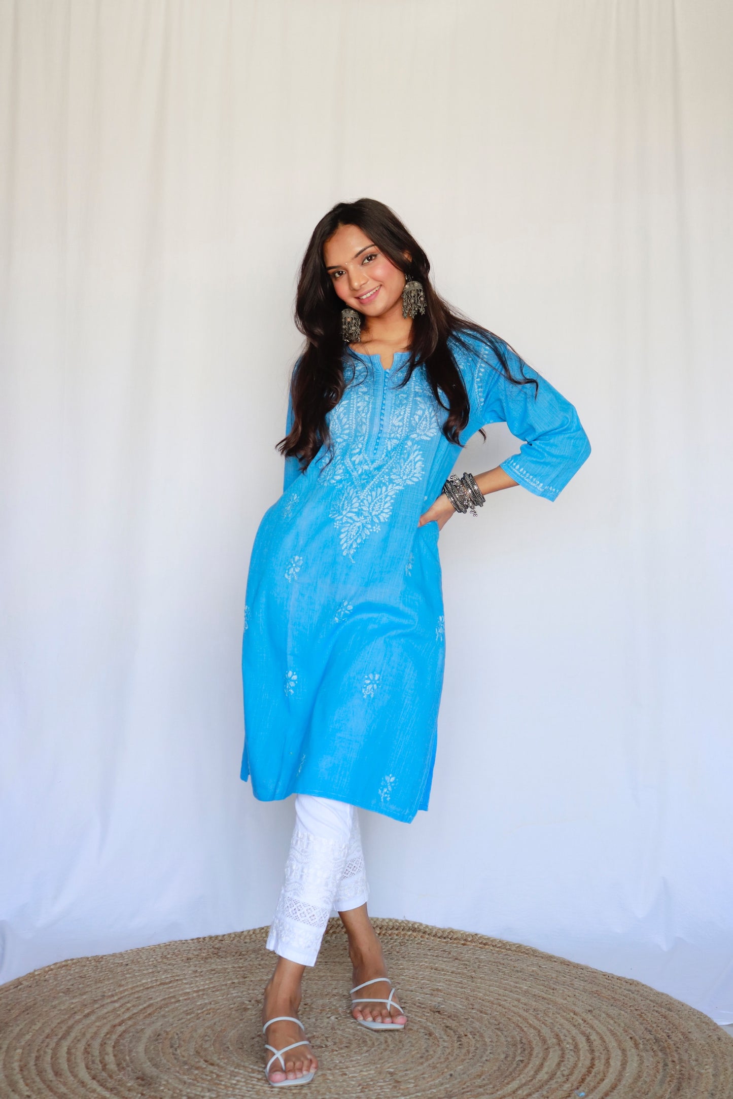 Adriti linen kurta