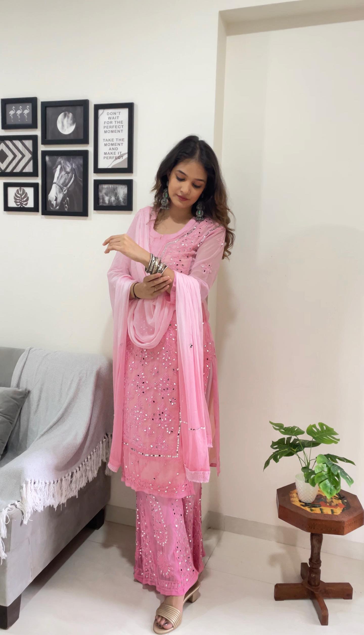 Nitara mirror suit set