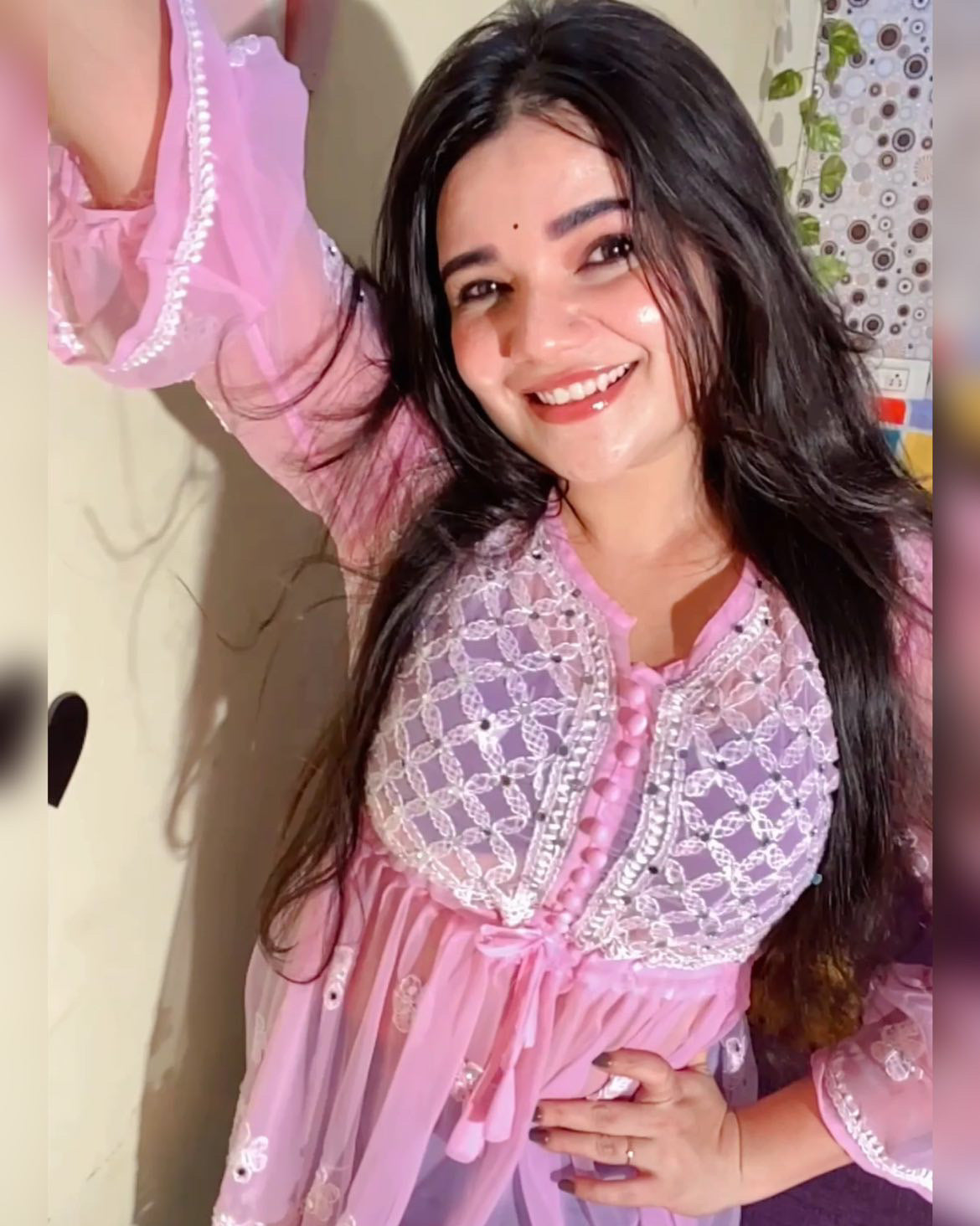 Aliza short mirror kurti