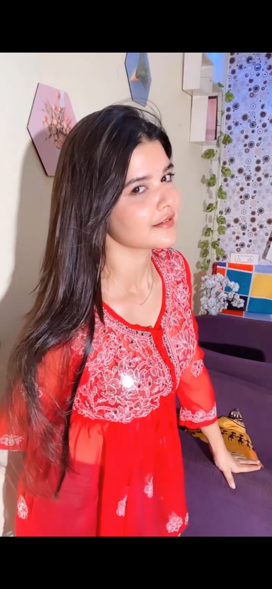 Aliza short mirror kurti