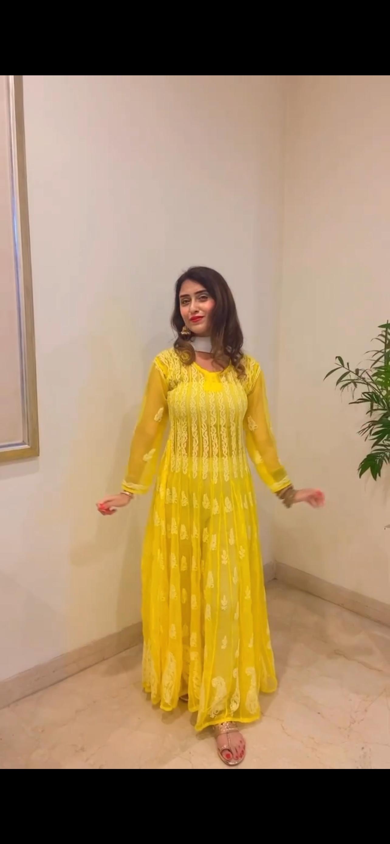 Adira Georgette Anarkali