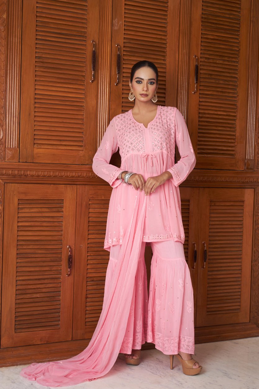 Aahana Premium Gharara Set