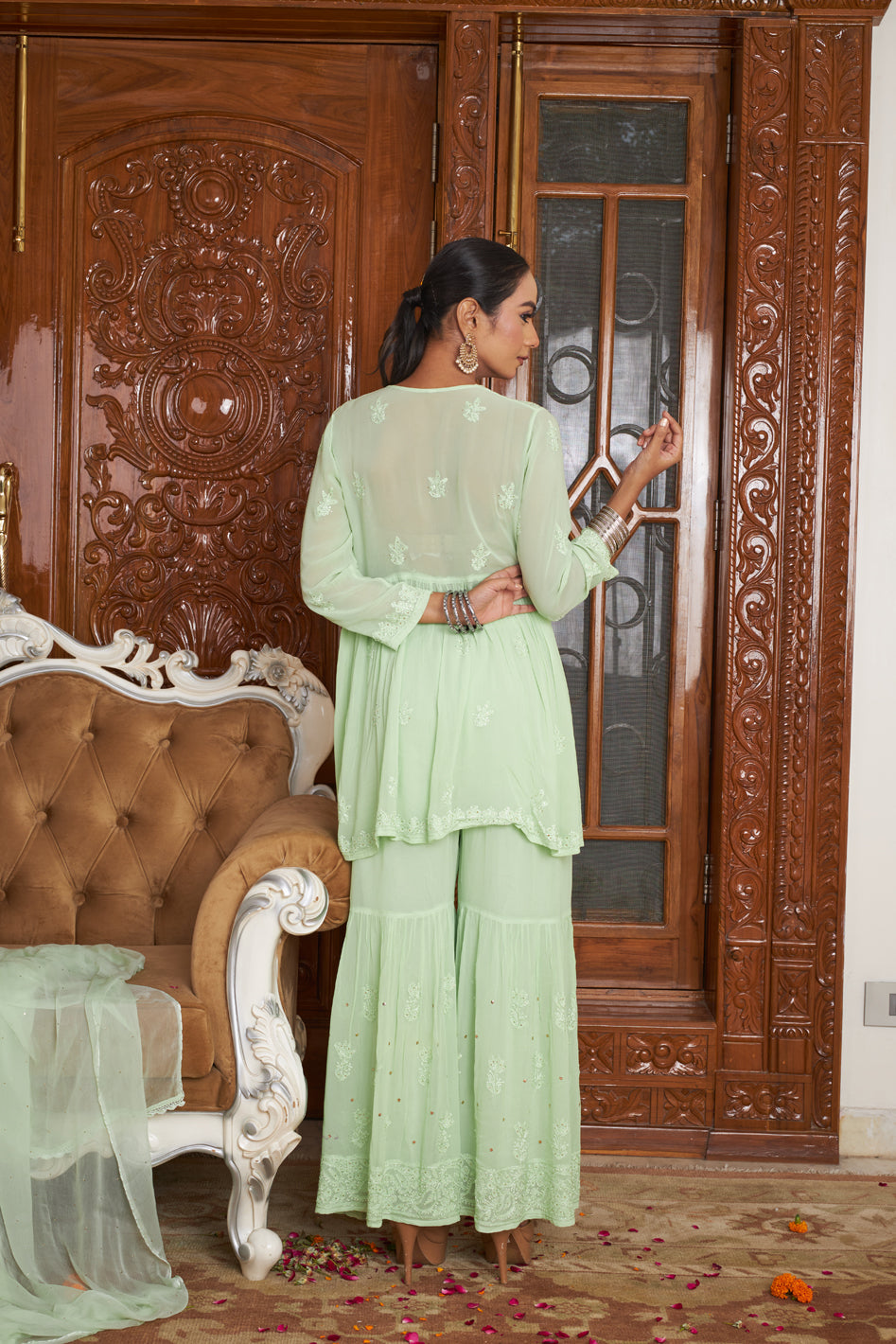 Aahana Premium Gharara Set