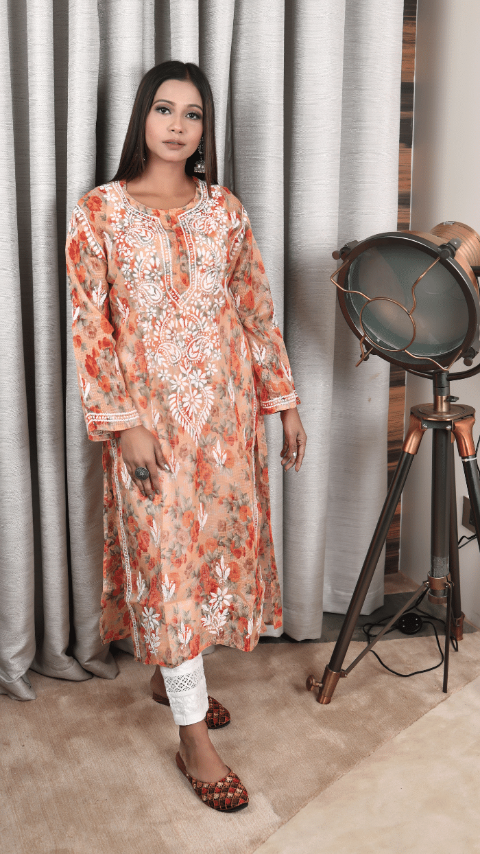 Marwah floral kota kurta