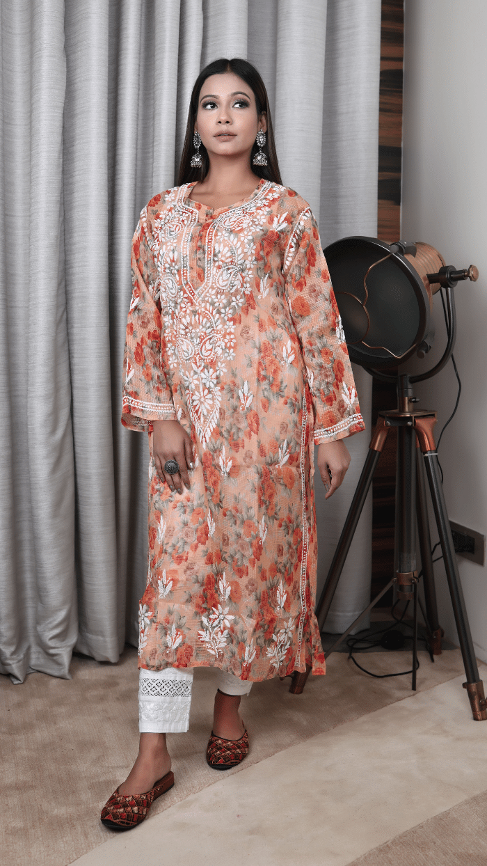 Marwah floral kota kurta