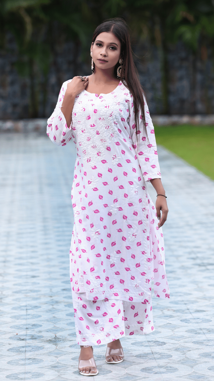 Azara Chikankari co-ord set