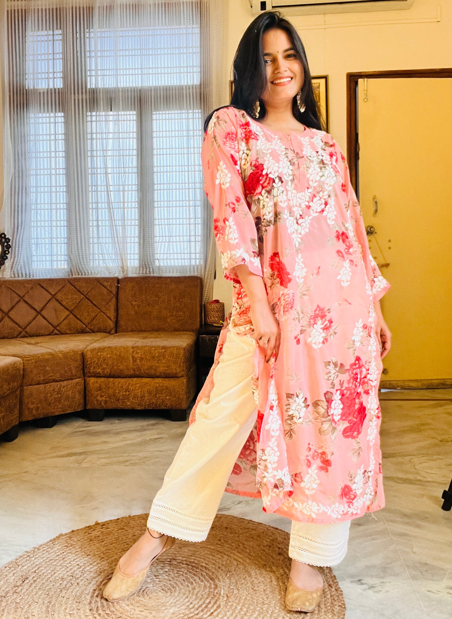 Jasmine Floral kurta