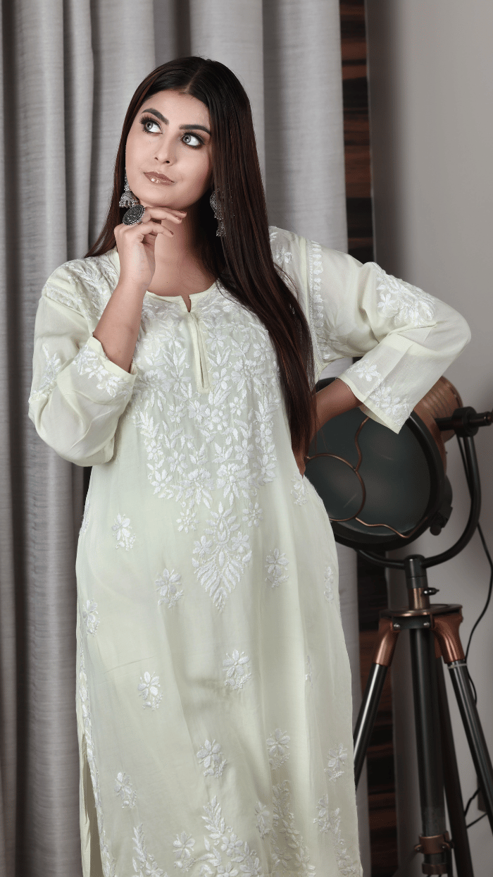 Safa modal lemon kurti