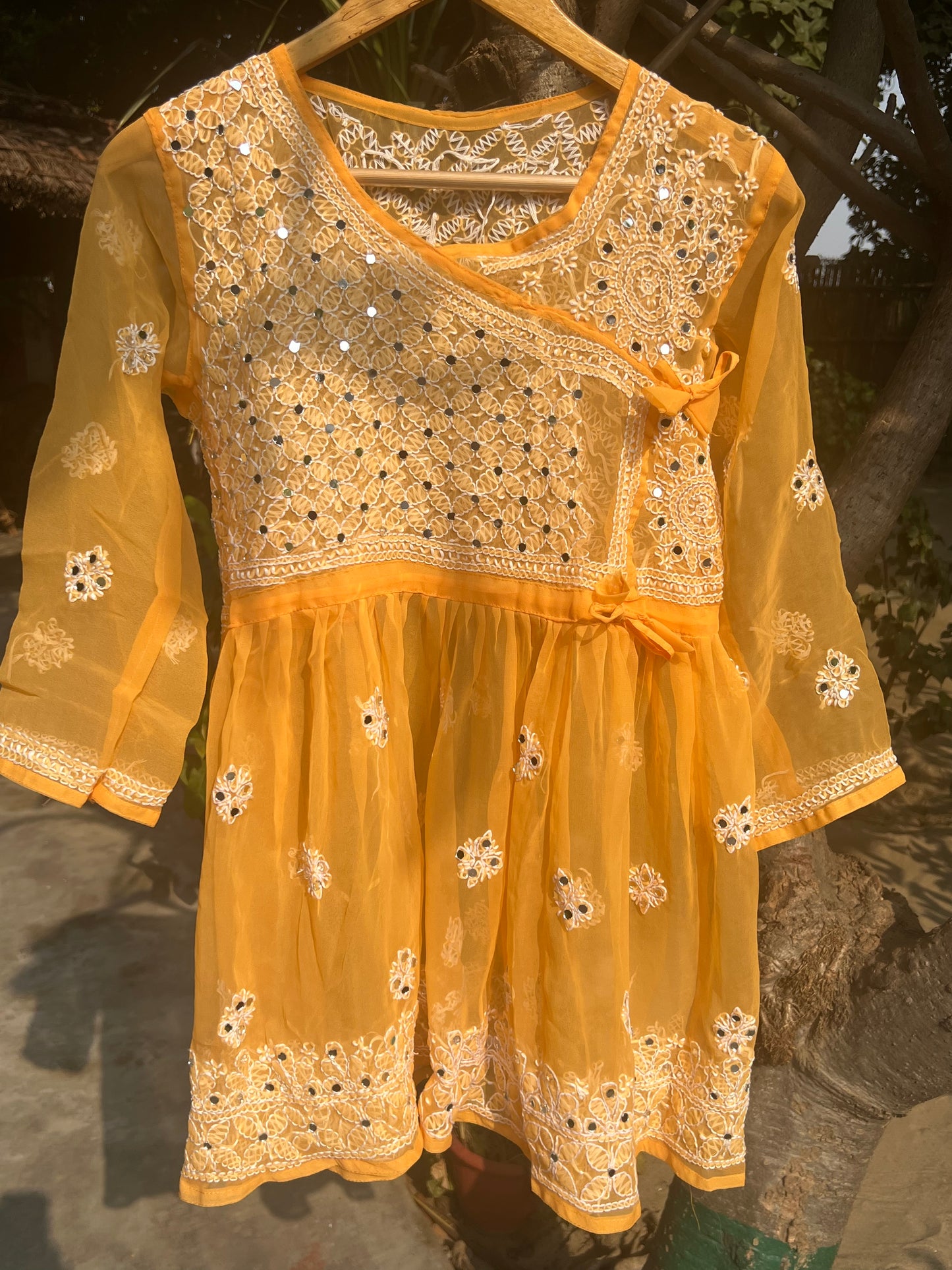 Aliza short mirror kurti