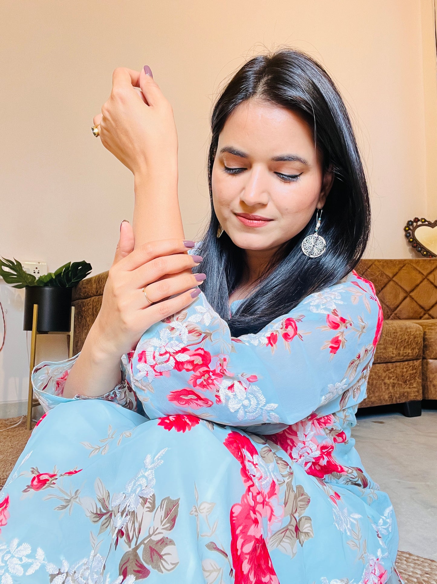 Jasmine Floral kurta