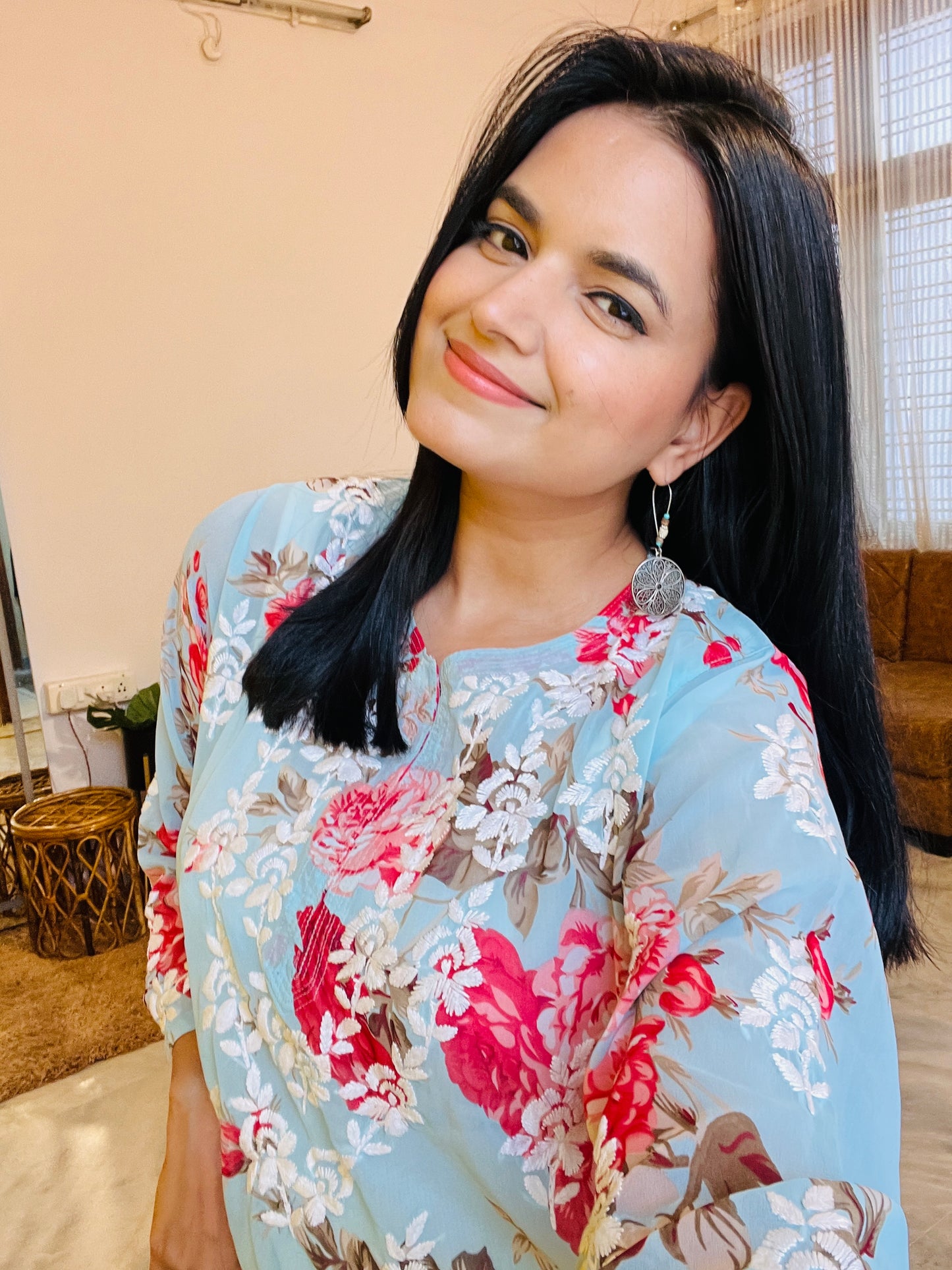 Jasmine Floral kurta