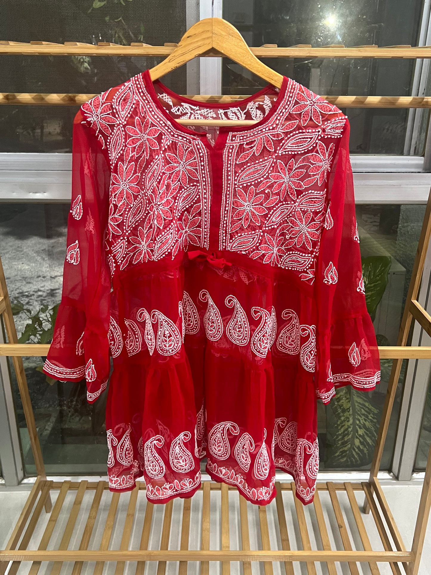 Gul Chikankari Short Kurta
