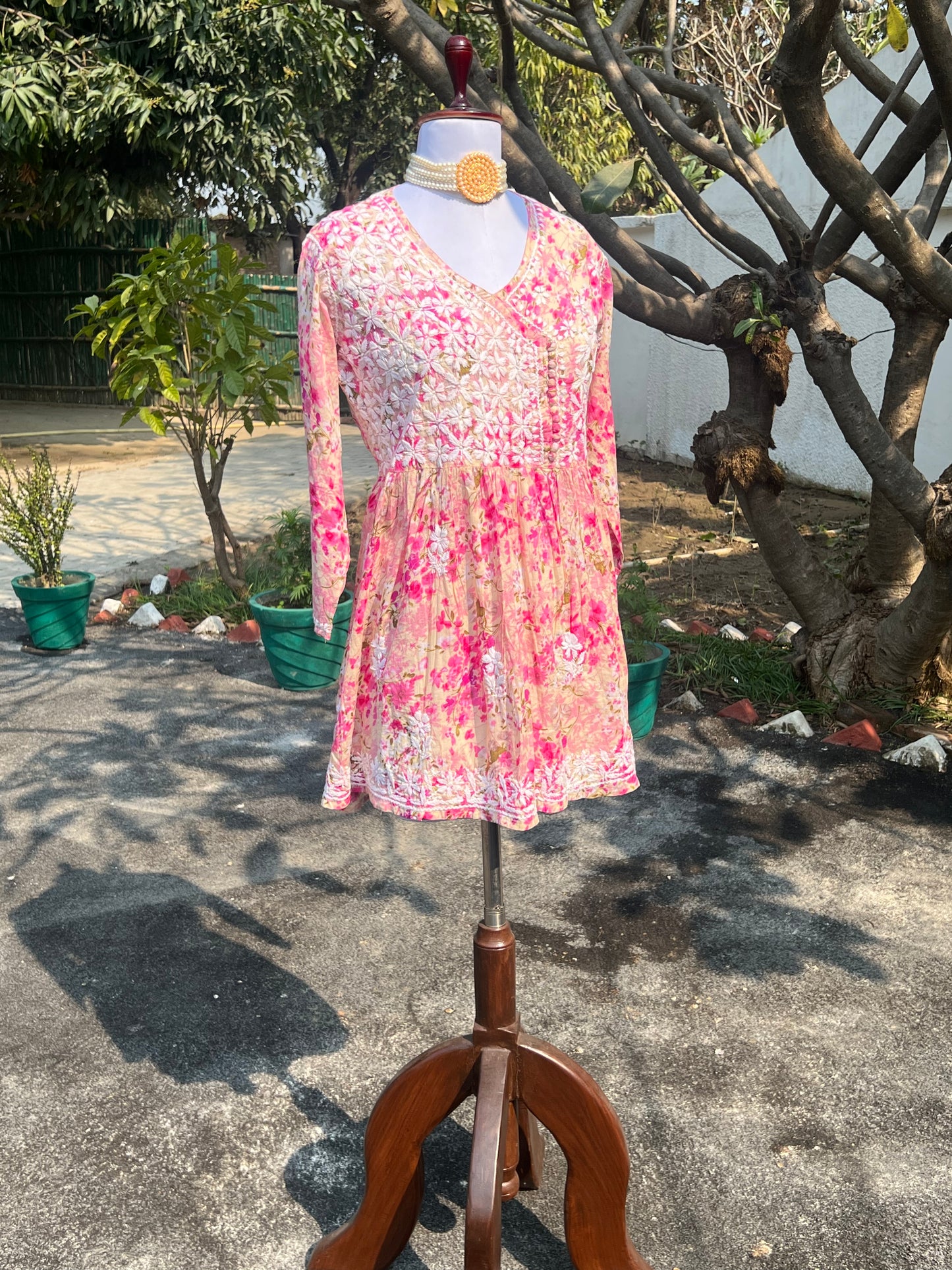 Heena mulmul short kurta