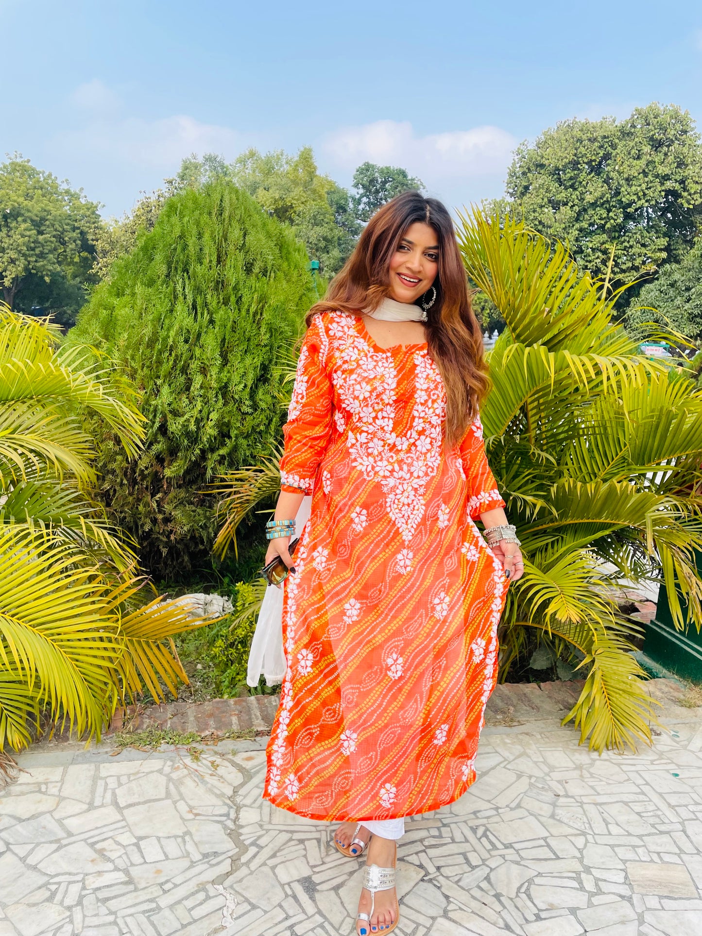 Jaipuri Kota lehariya kurti