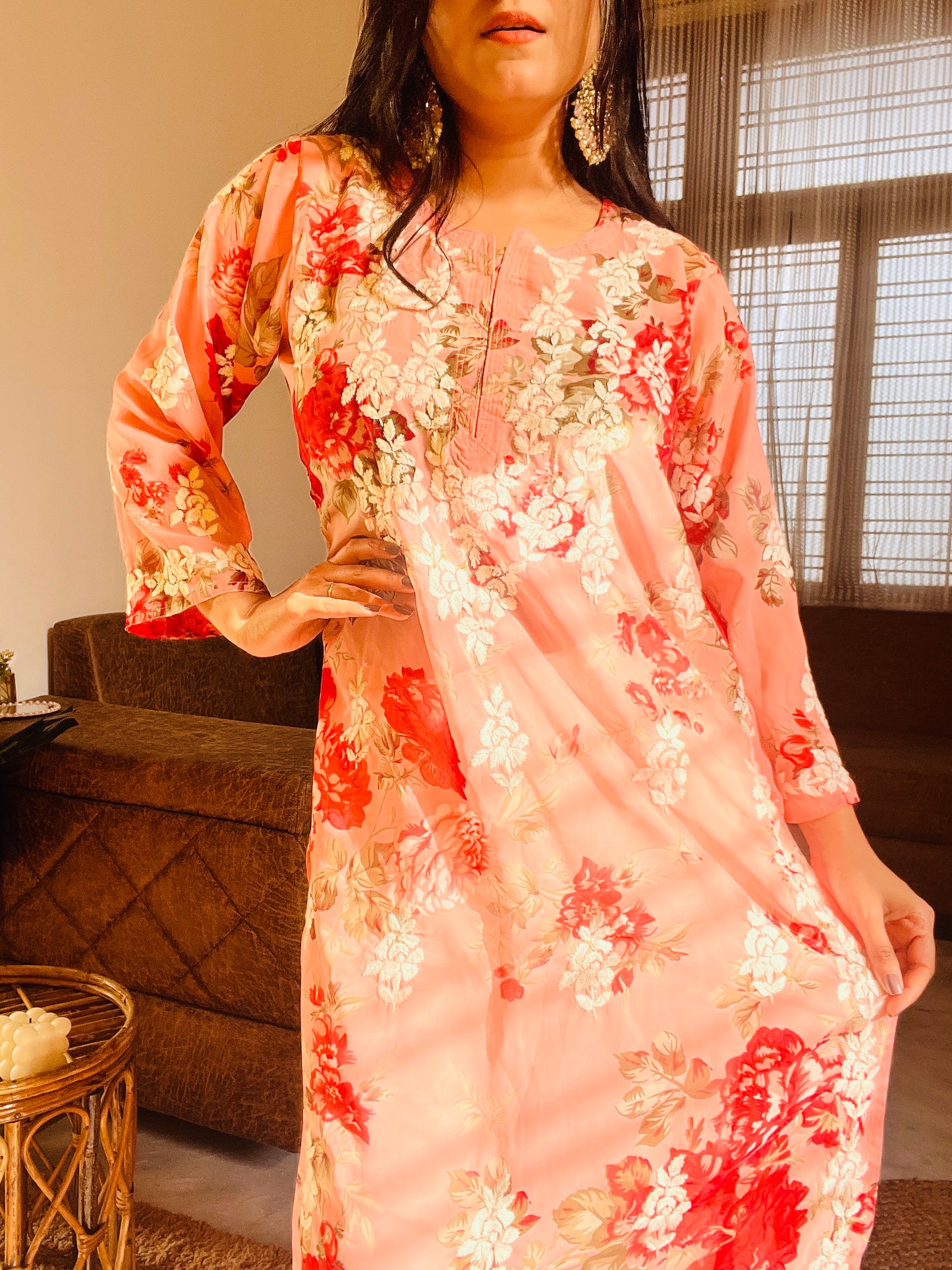 Jasmine Floral kurta