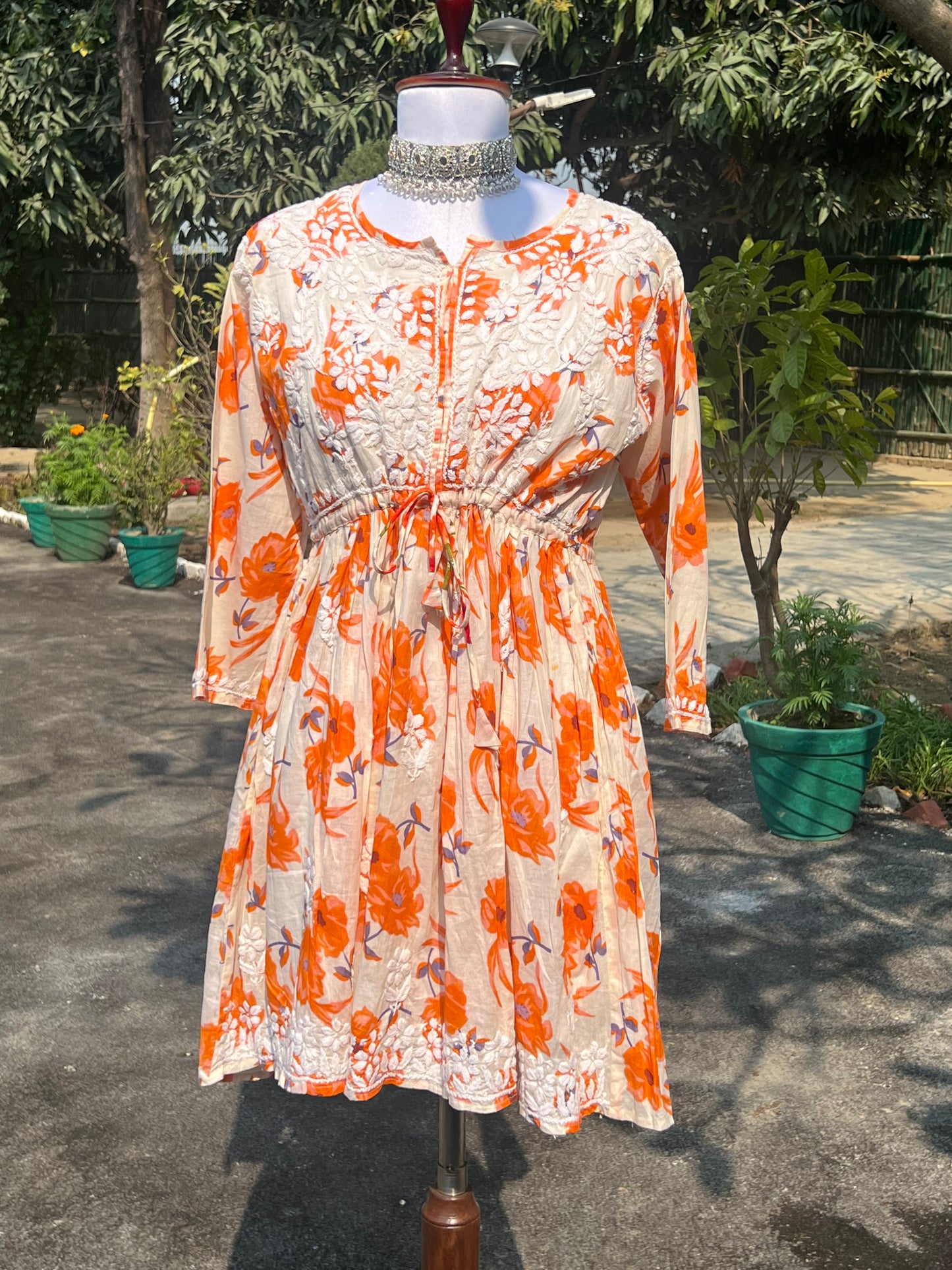 Heena short mulmul kurta
