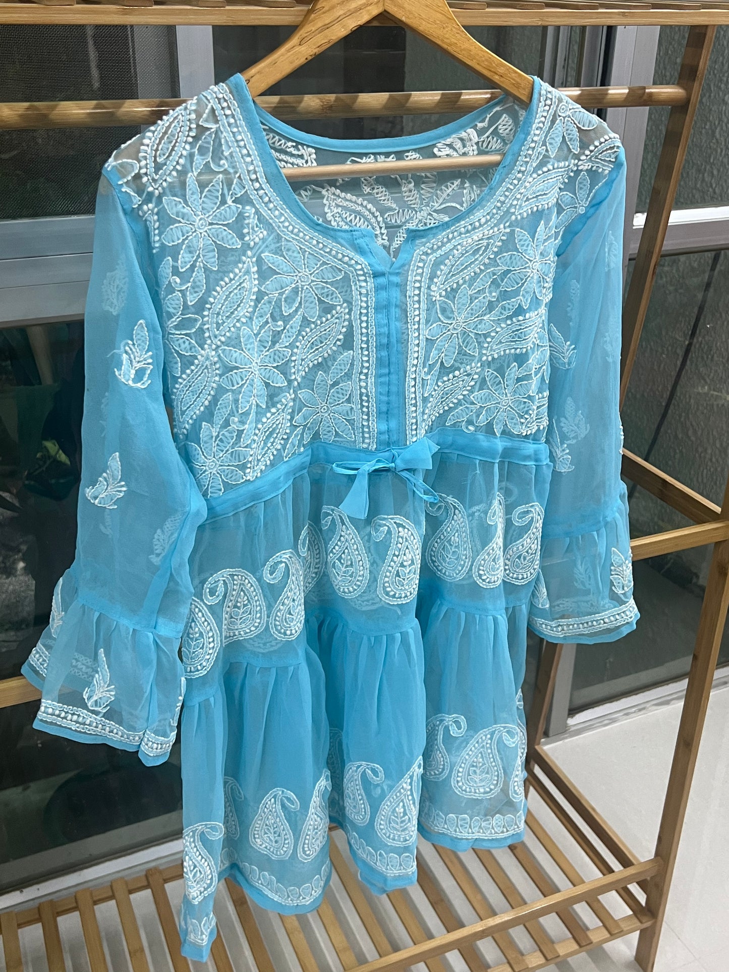 Gul Chikankari Short Kurta