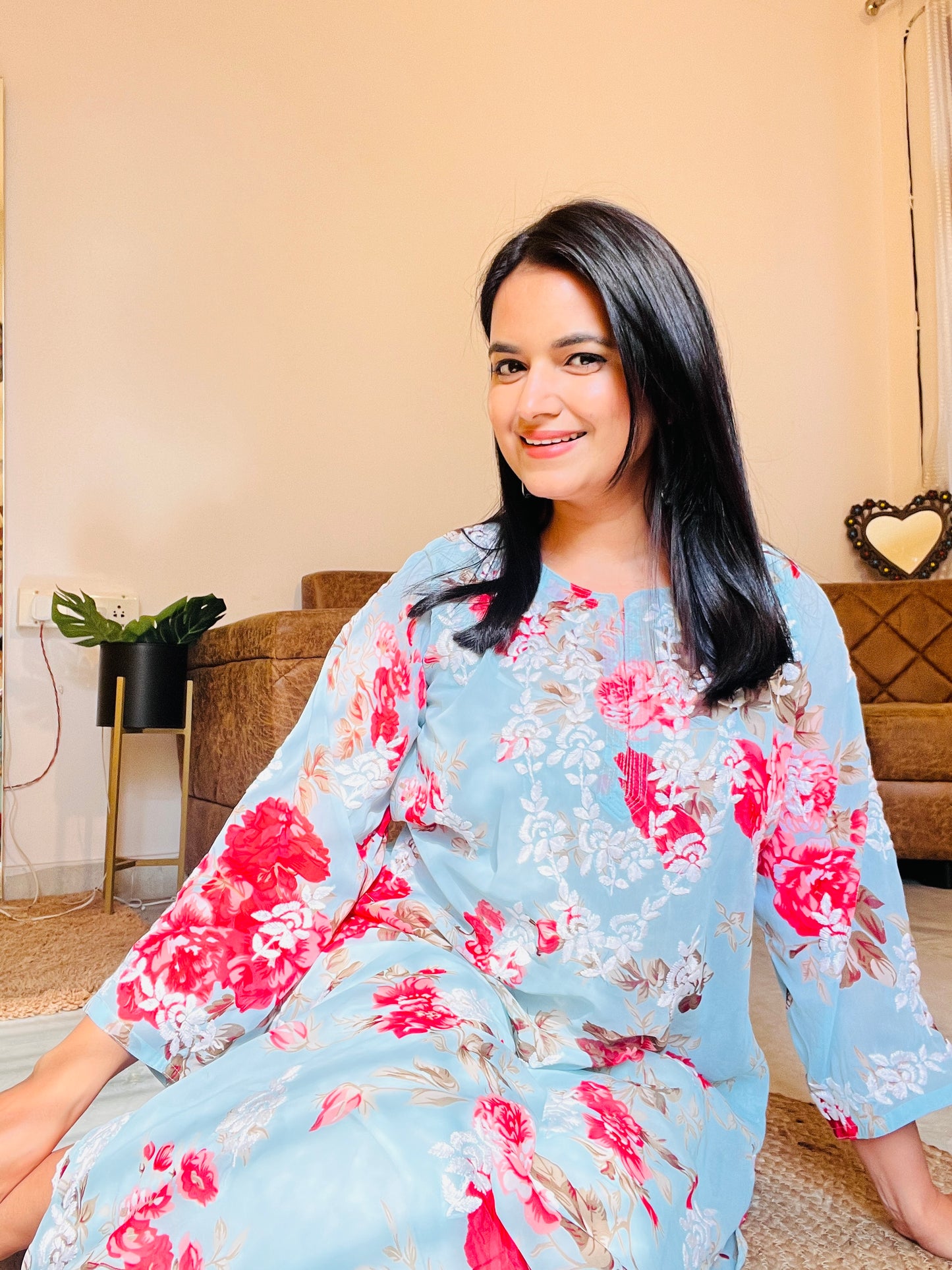 Jasmine Floral kurta