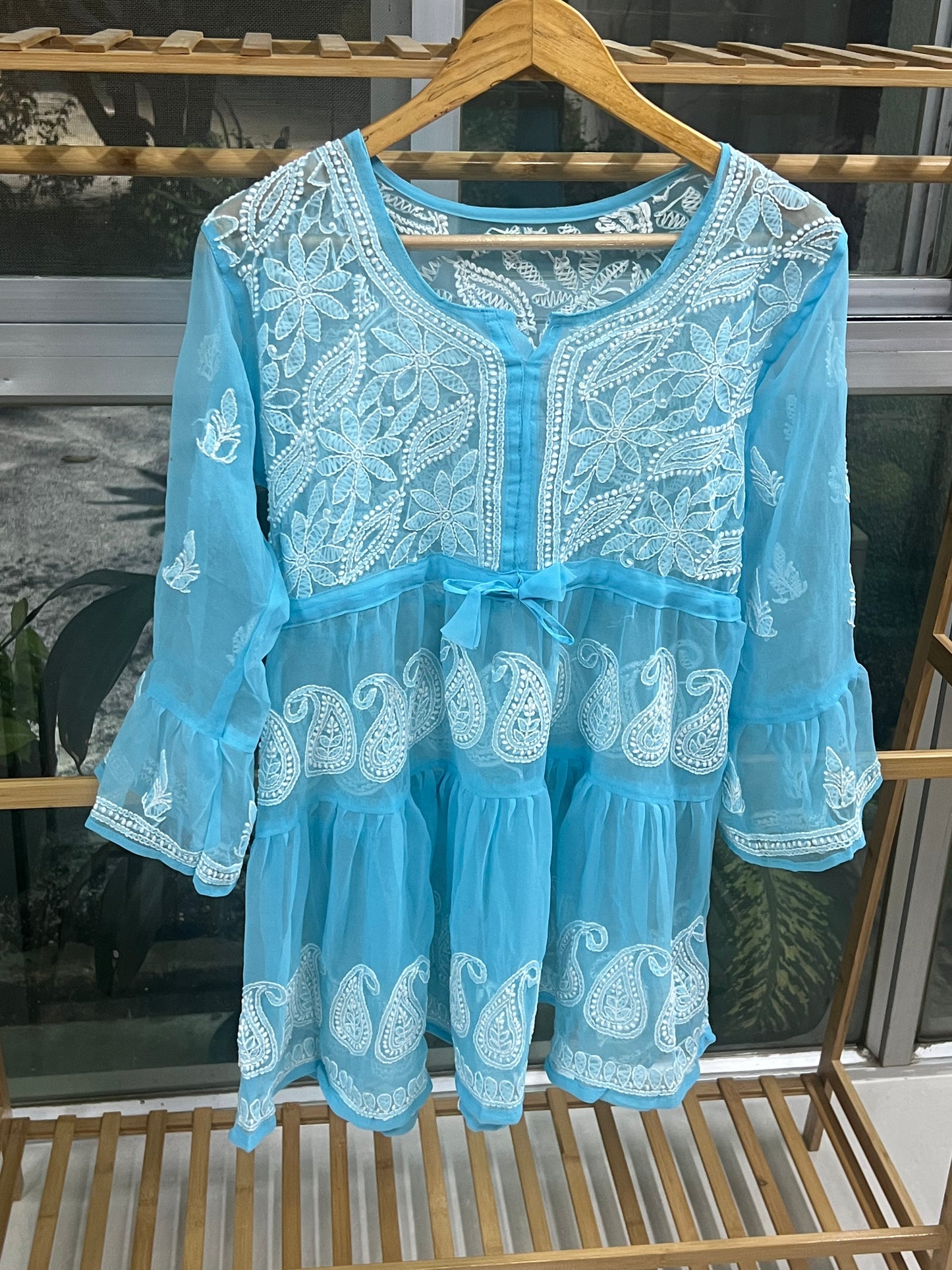 Gul Chikankari Short Kurta