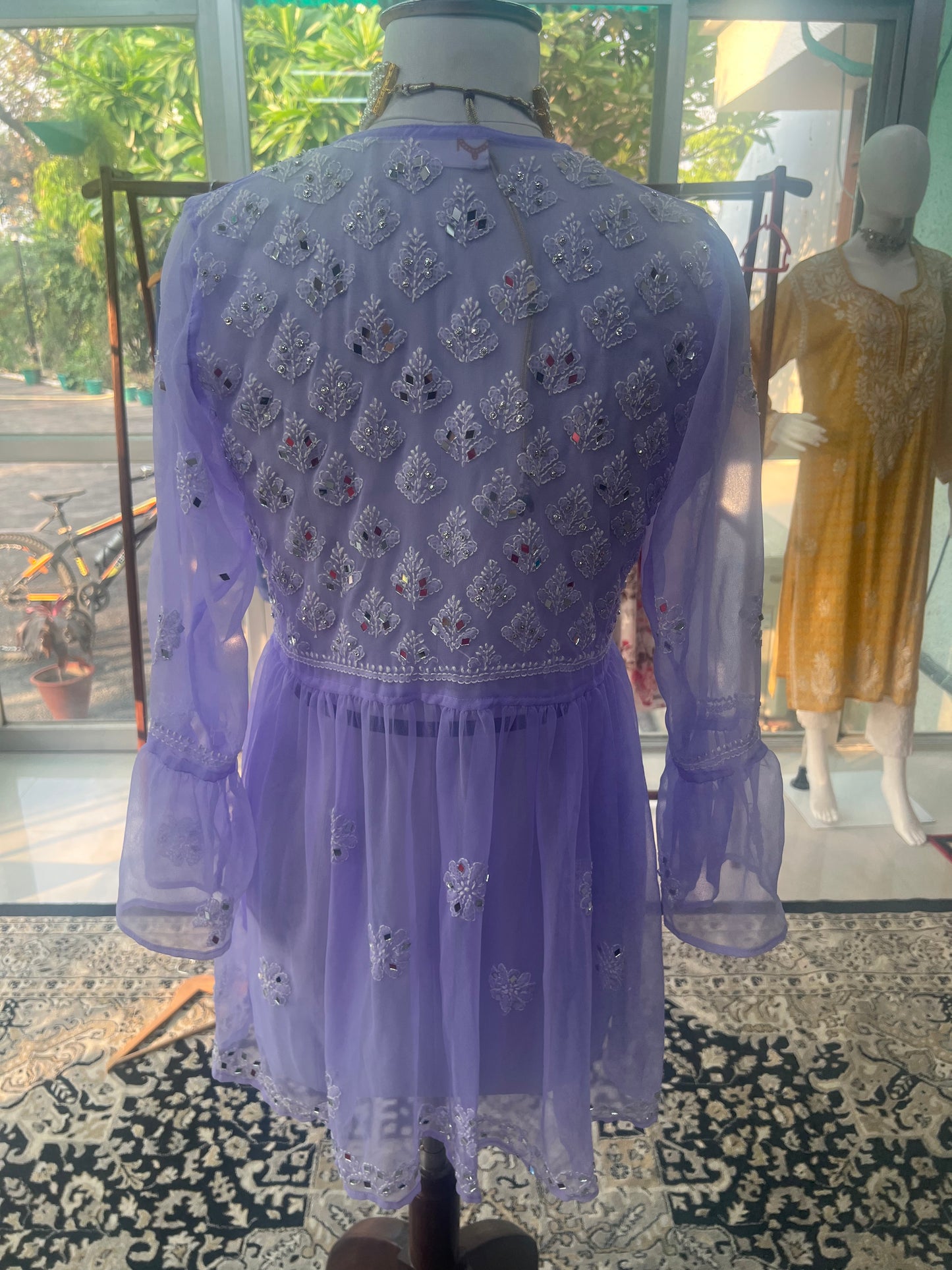 Aliza short mirror kurti