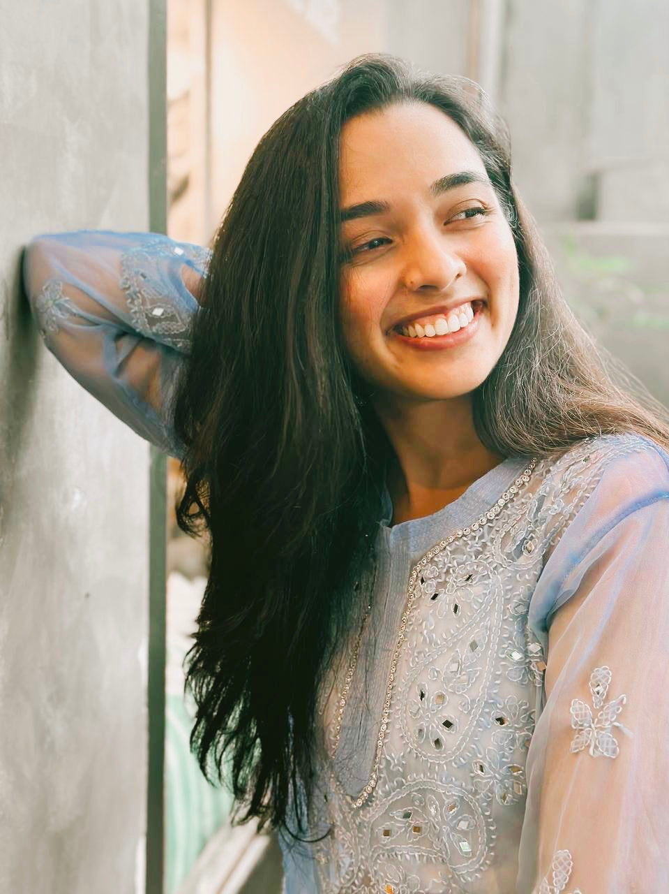 Amaira Georgette kurti