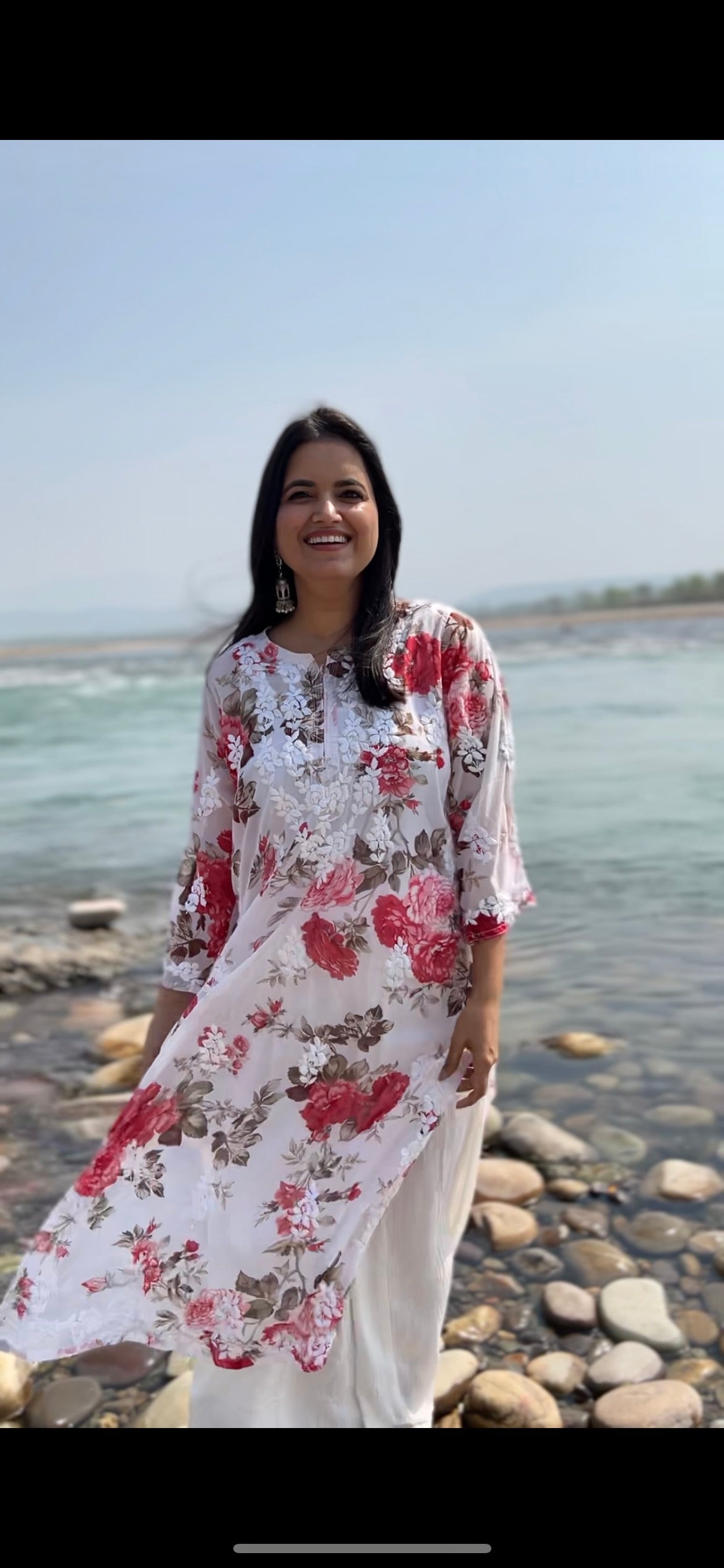 Jasmine Floral kurta