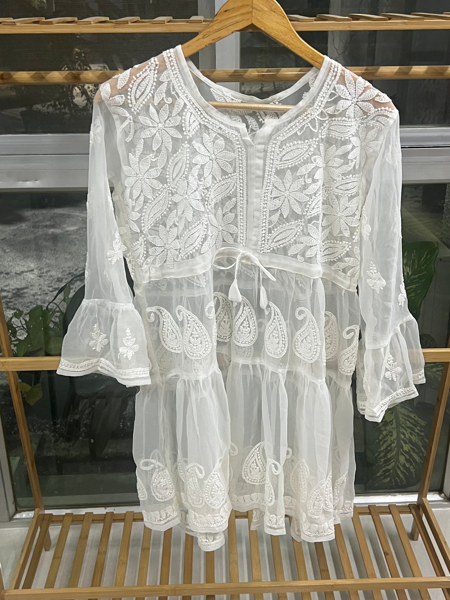 Gul Chikankari Short Kurta