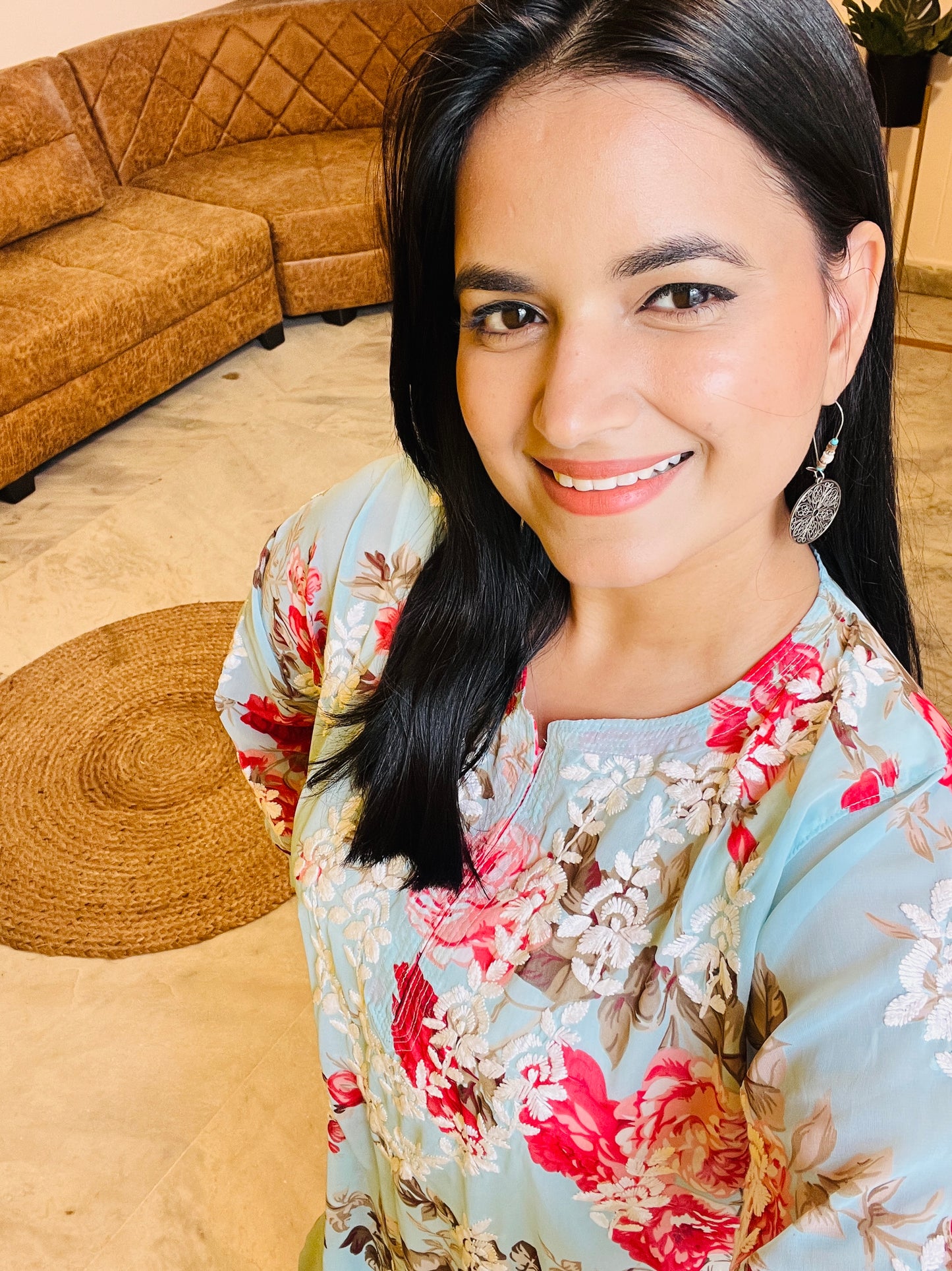 Jasmine Floral kurta