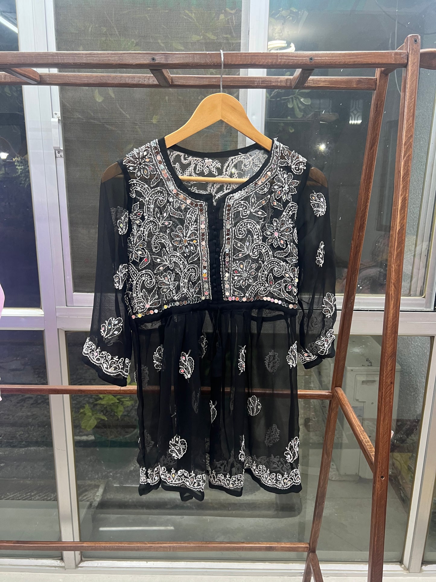 Aliza short mirror kurti