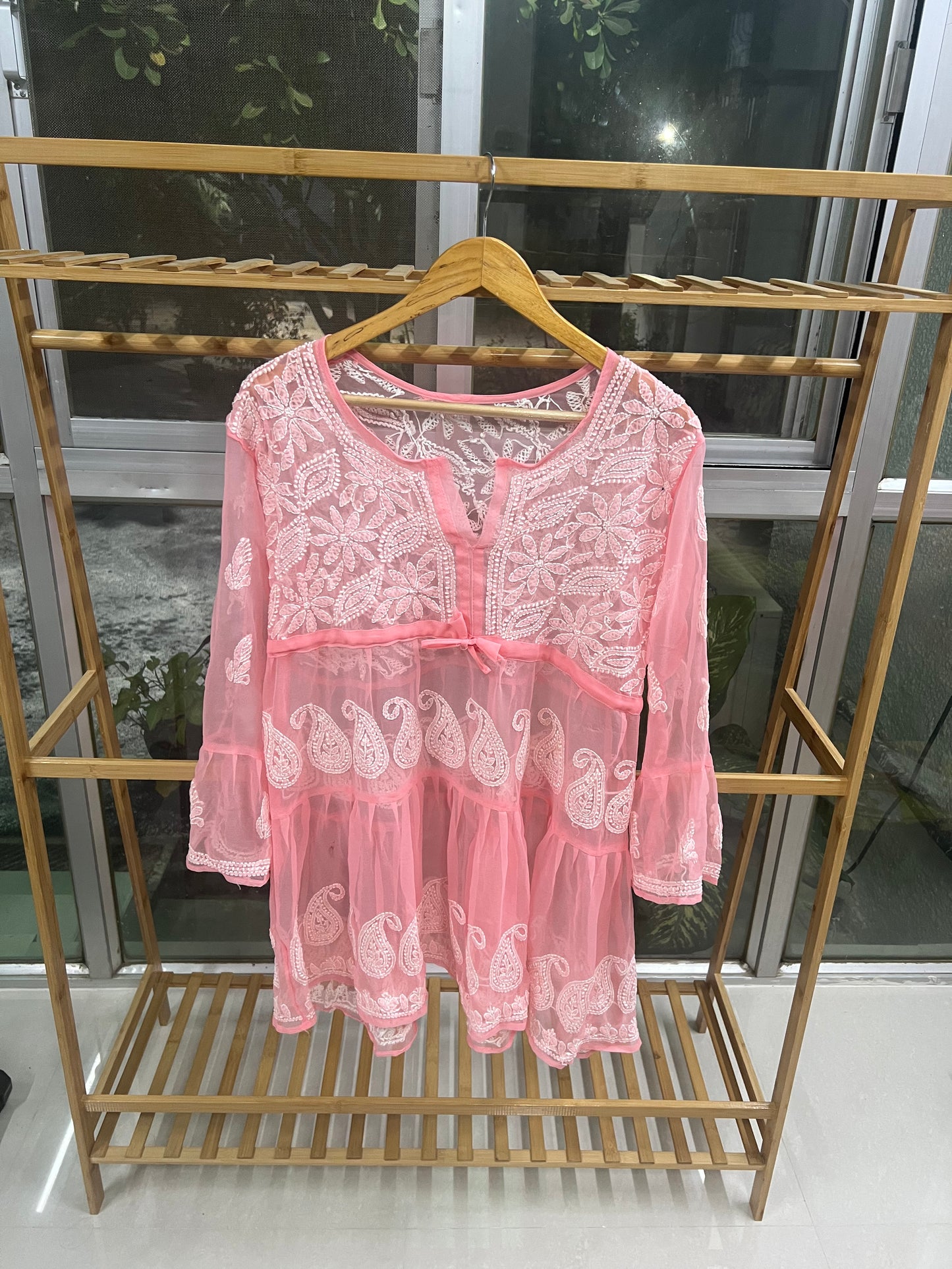 Gul Chikankari Short Kurta