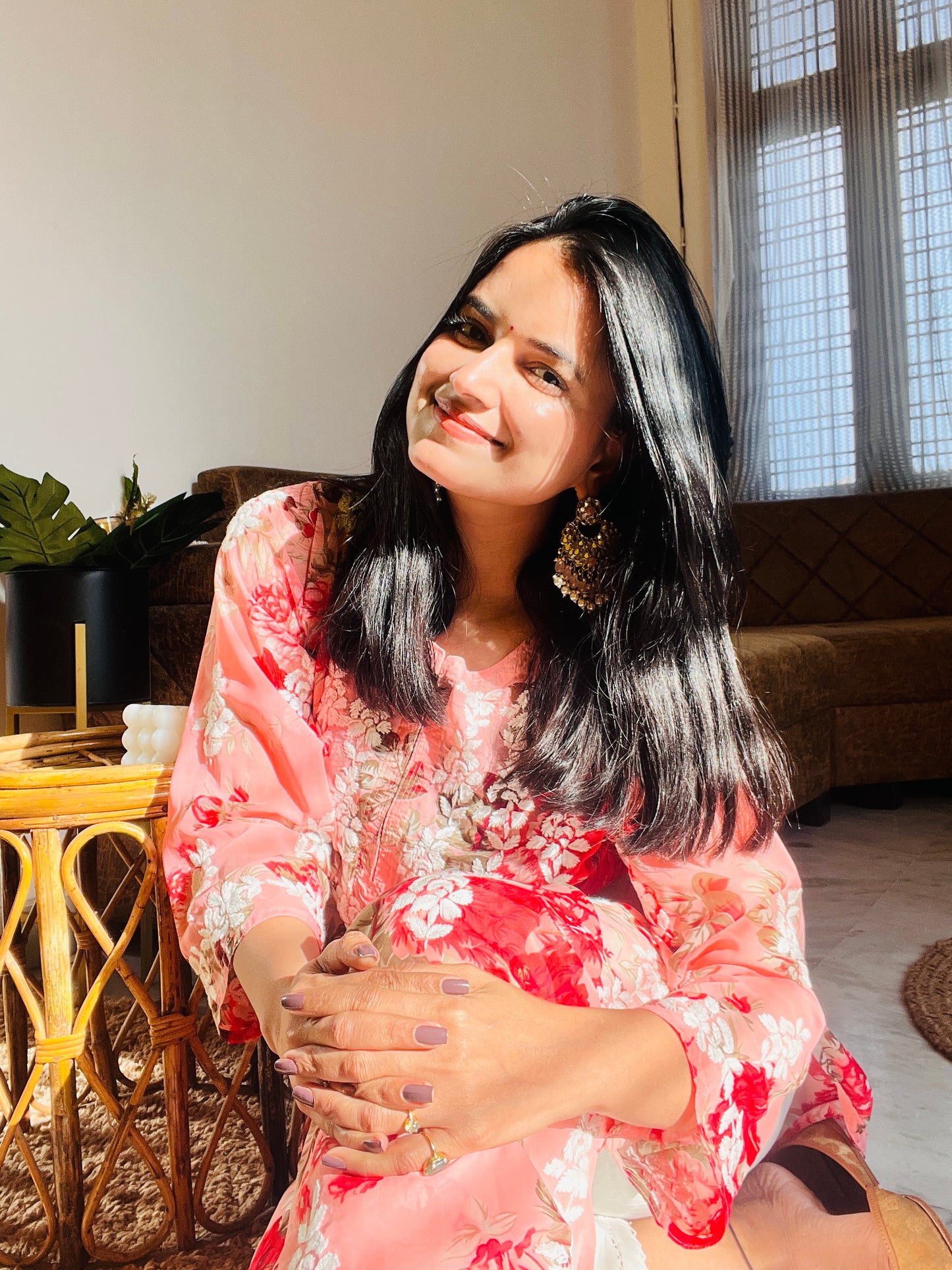 Jasmine Floral kurta