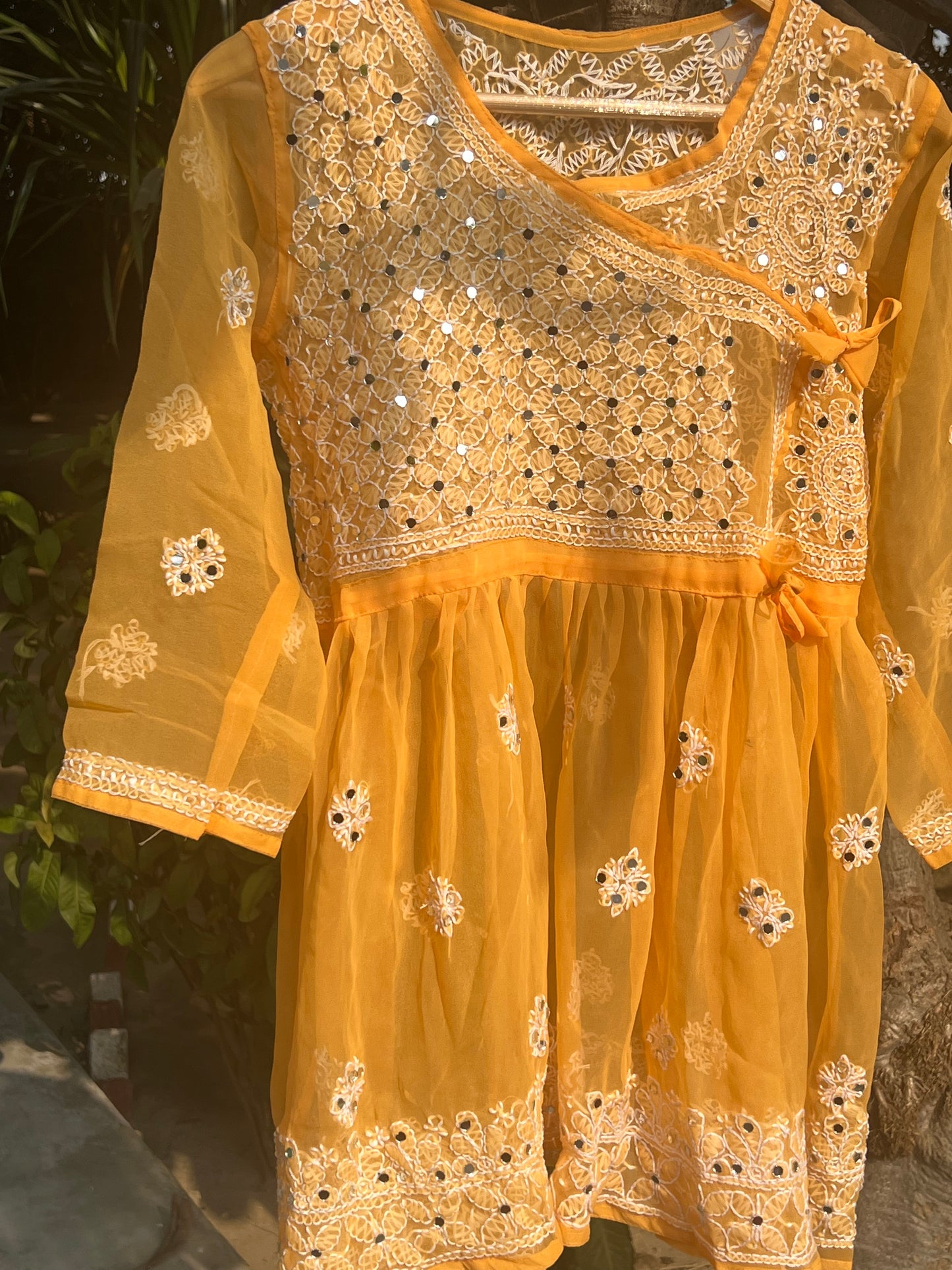Aliza short mirror kurti