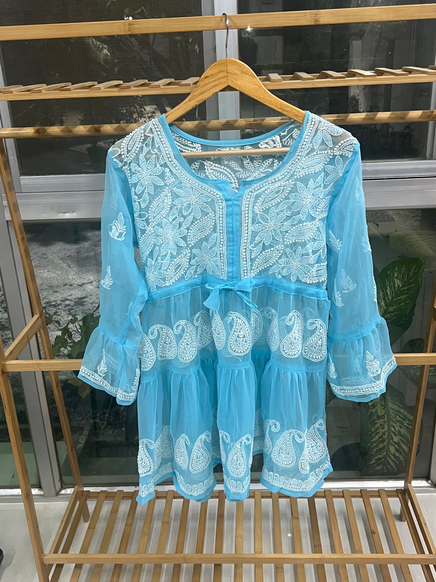Gul Chikankari Short Kurta