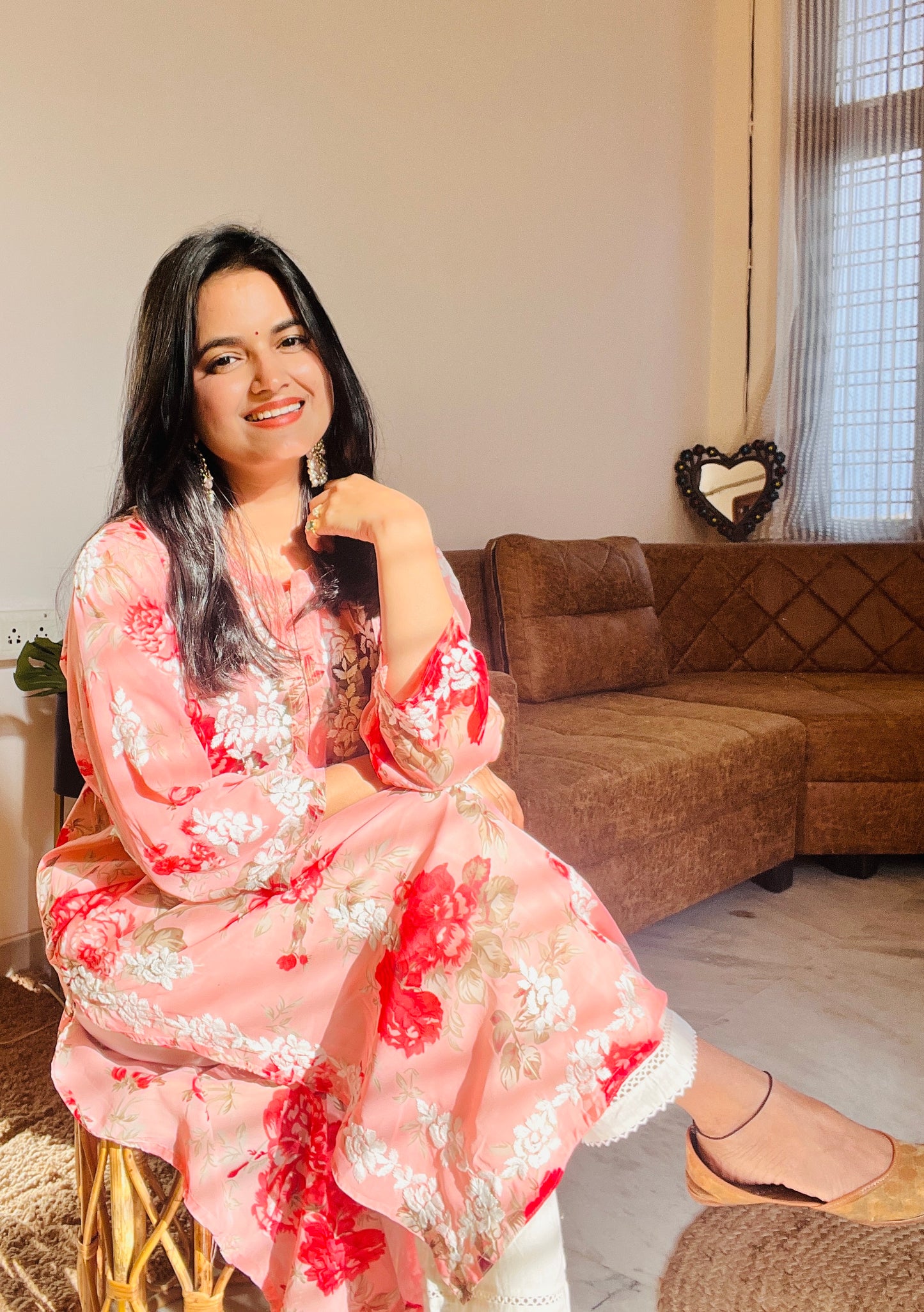 Jasmine Floral kurta
