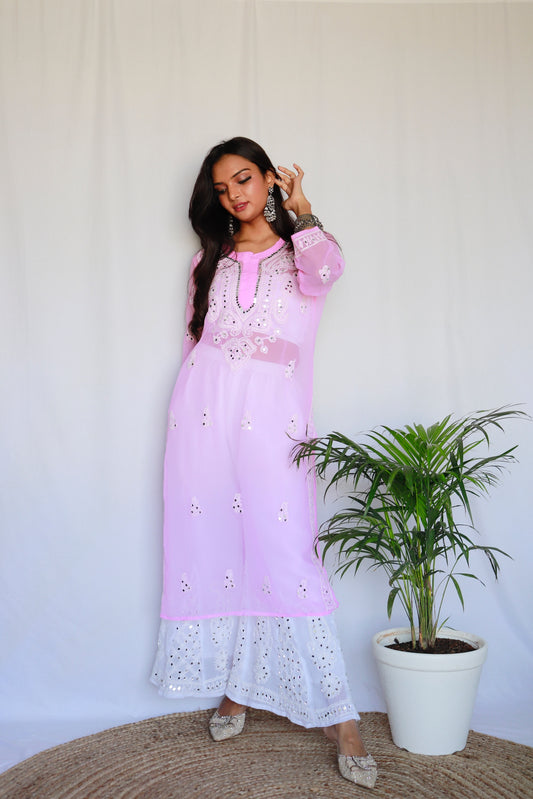 Aafreen mirror kurti