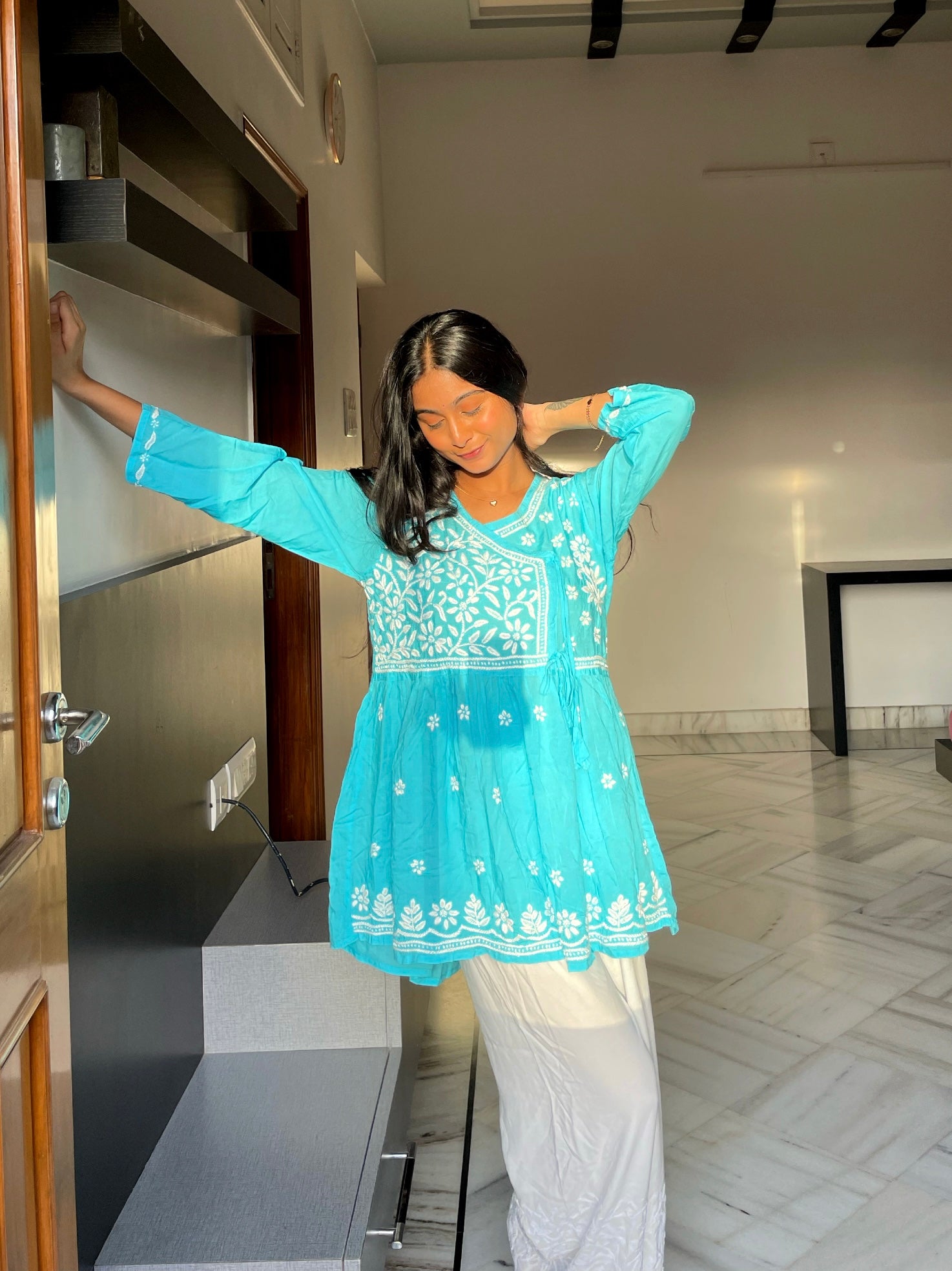 Short Kurti | Short kurti designs, Kurti designs, Kurti with jeans