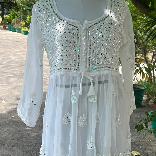 Aliza short mirror kurti