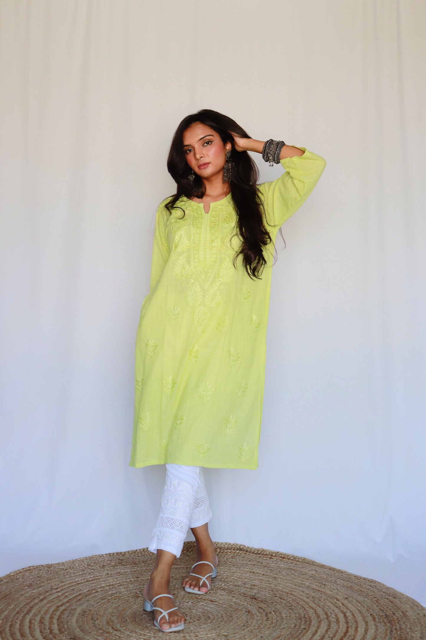 Adriti linen kurta