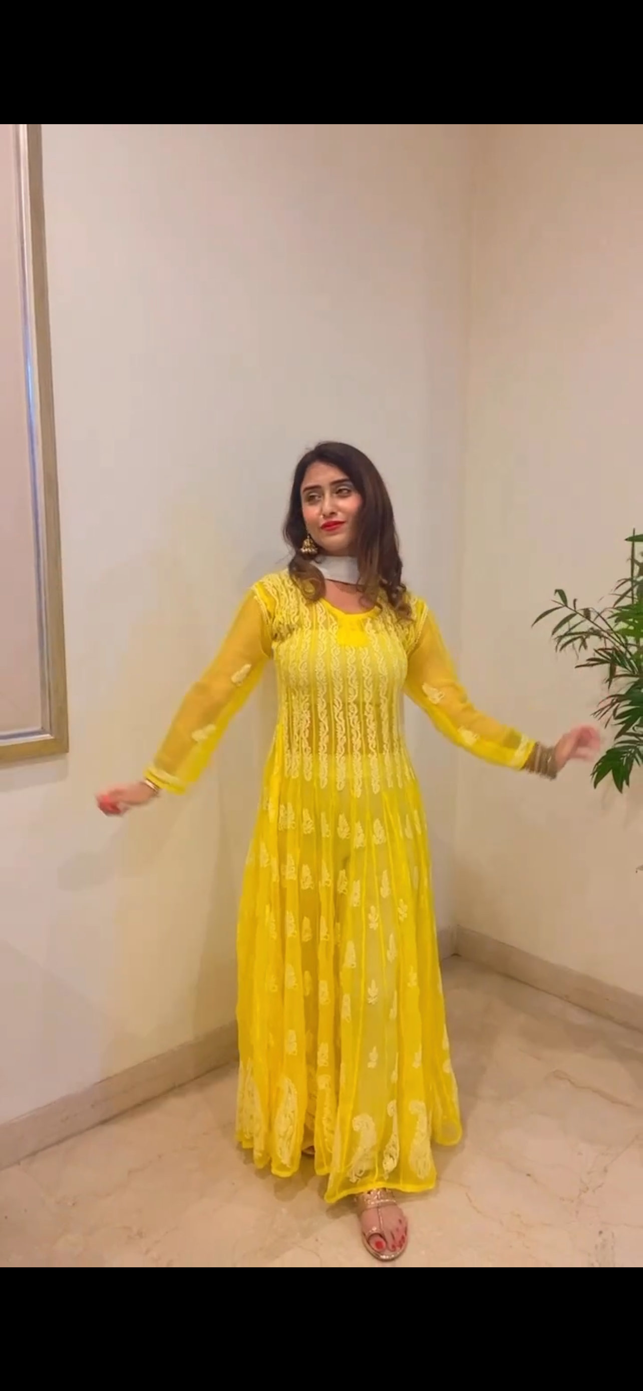 Adira Georgette Anarkali