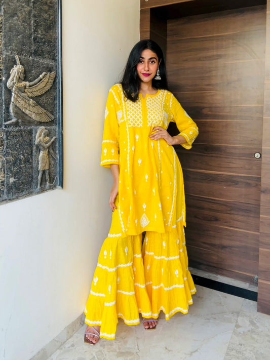 Rabia  Gharara Set