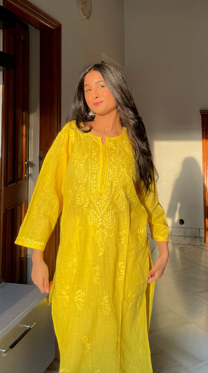 Naaz Linen Kurti