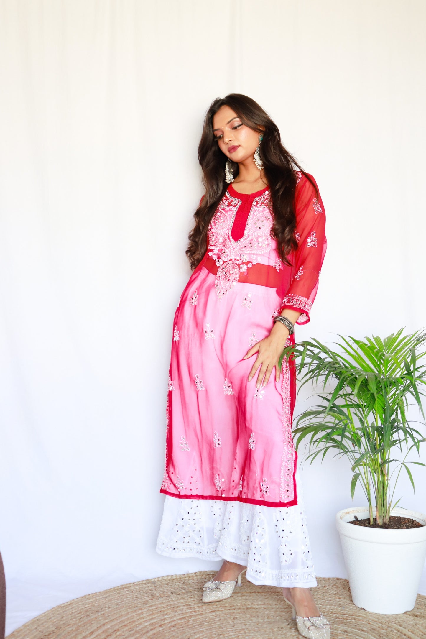 Aafreen mirror kurti