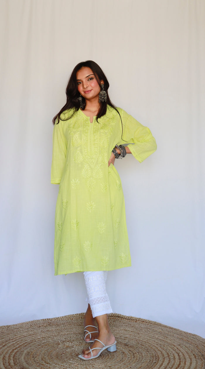 Adriti linen kurta