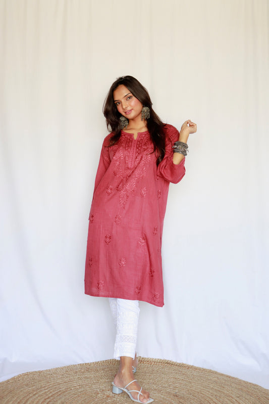 Adriti linen kurta