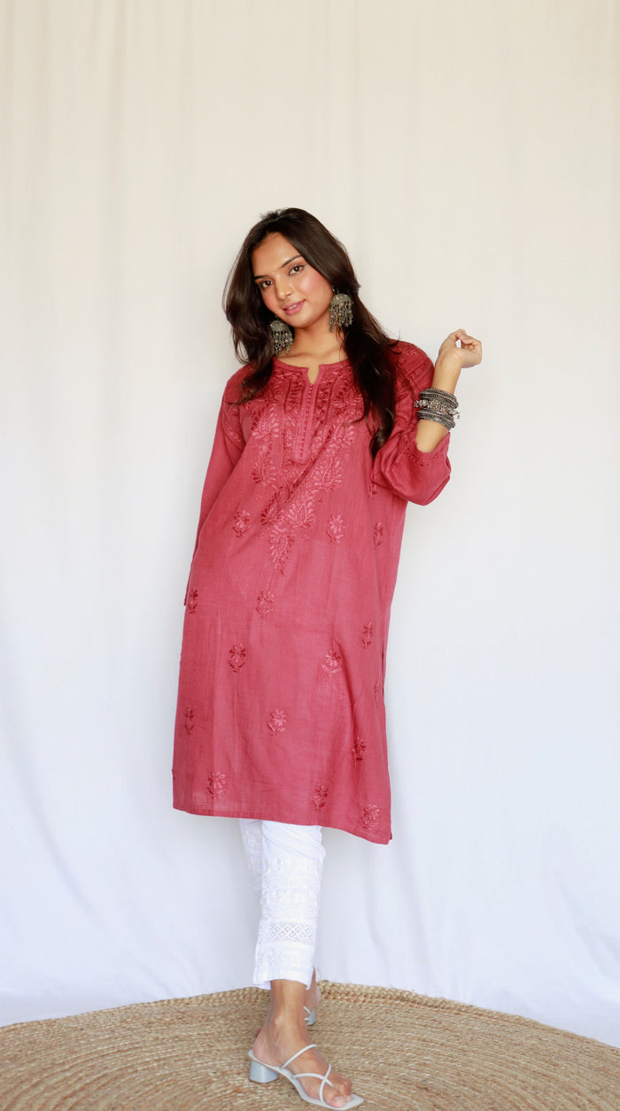 Adriti linen kurta