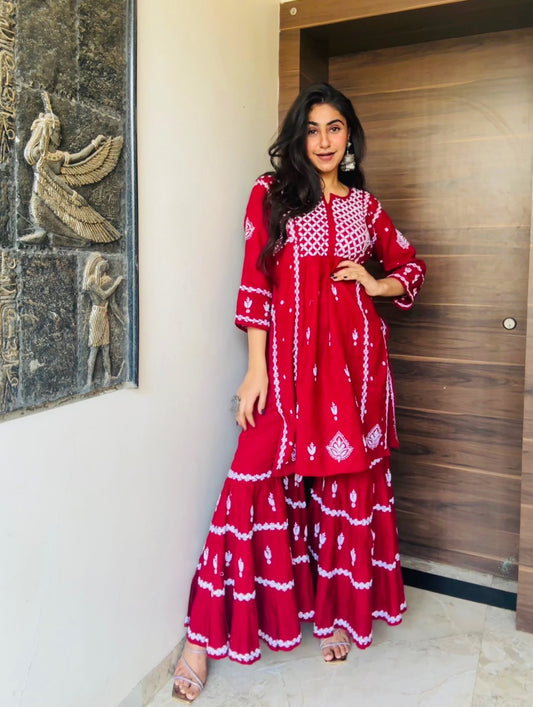 Rabia gharara set